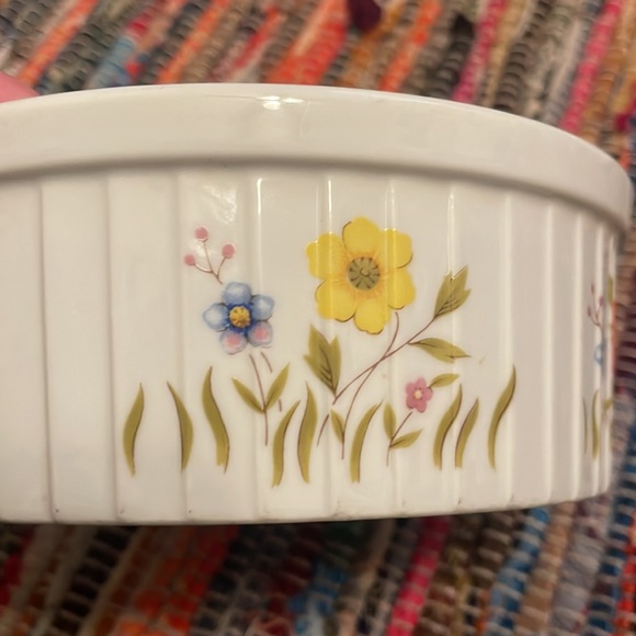 Vintage Country Flowers by Andrea Casserole Dish - Picture 5 of 7